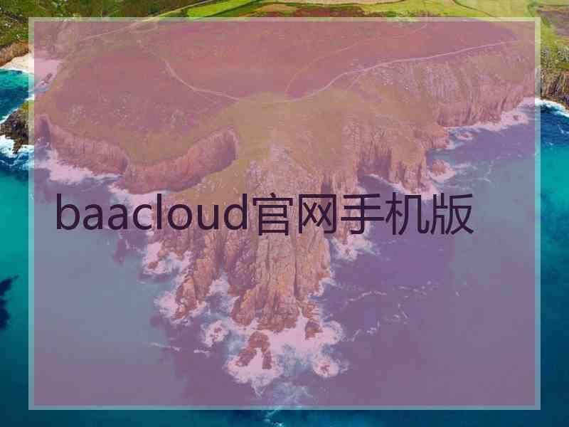 baacloud官网手机版