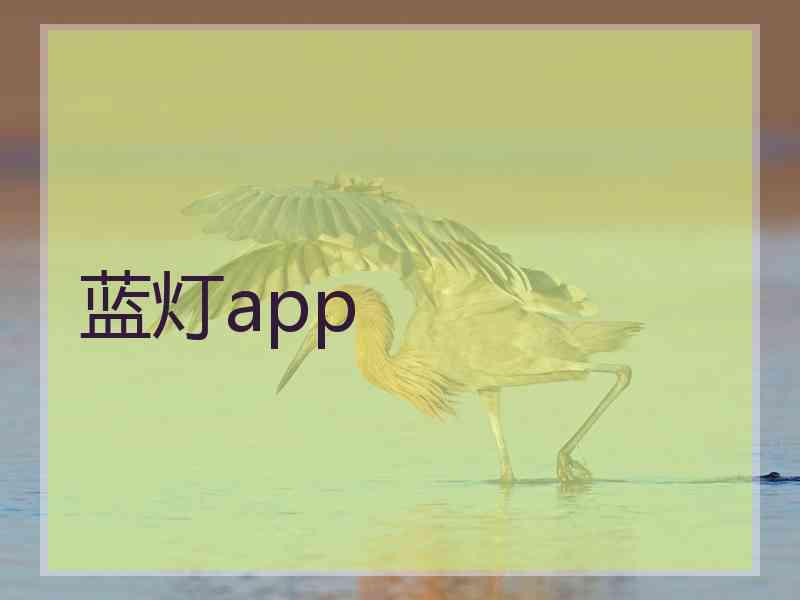 蓝灯app