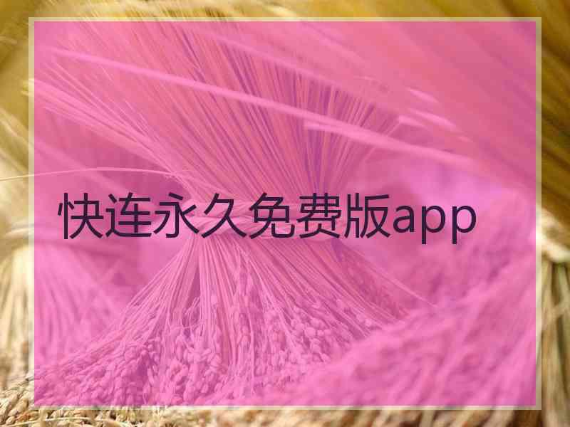 快连永久免费版app