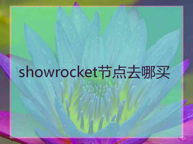 showrocket节点去哪买