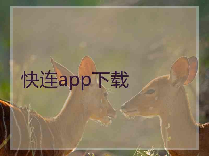 快连app下载