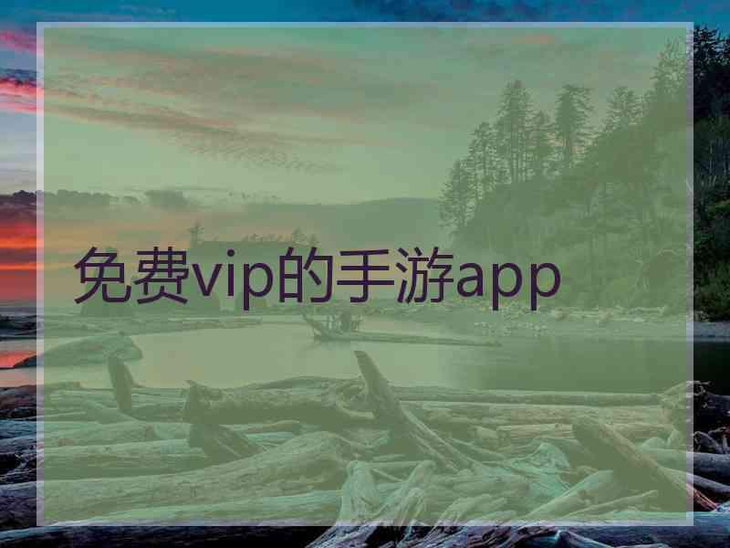 免费vip的手游app