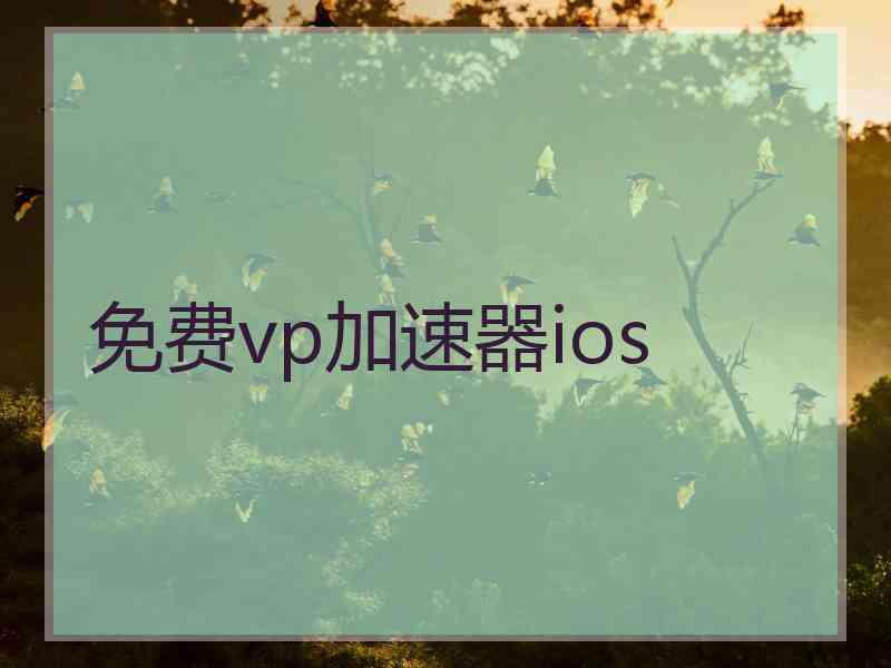 免费vp加速器ios