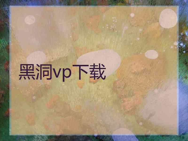 黑洞vp下载