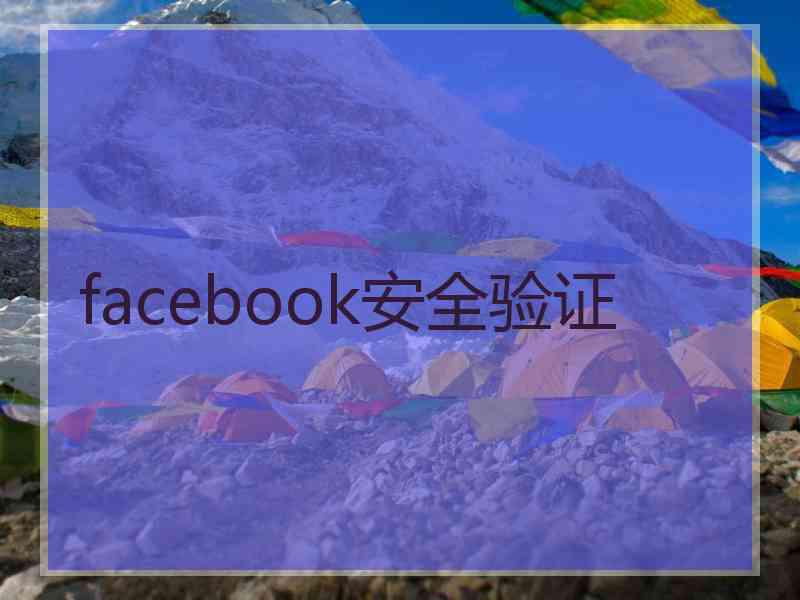 facebook安全验证