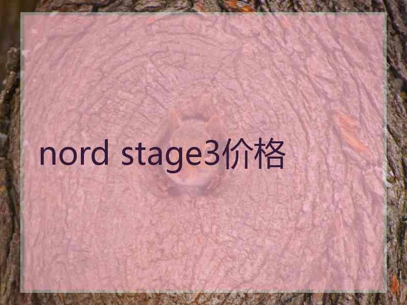 nord stage3价格