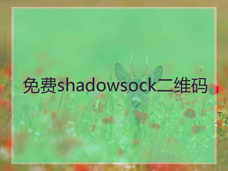 免费shadowsock二维码