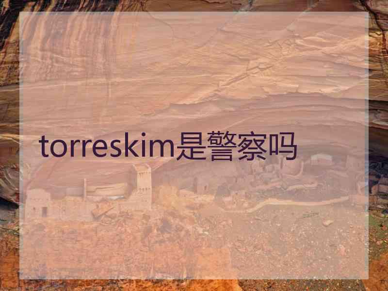 torreskim是警察吗