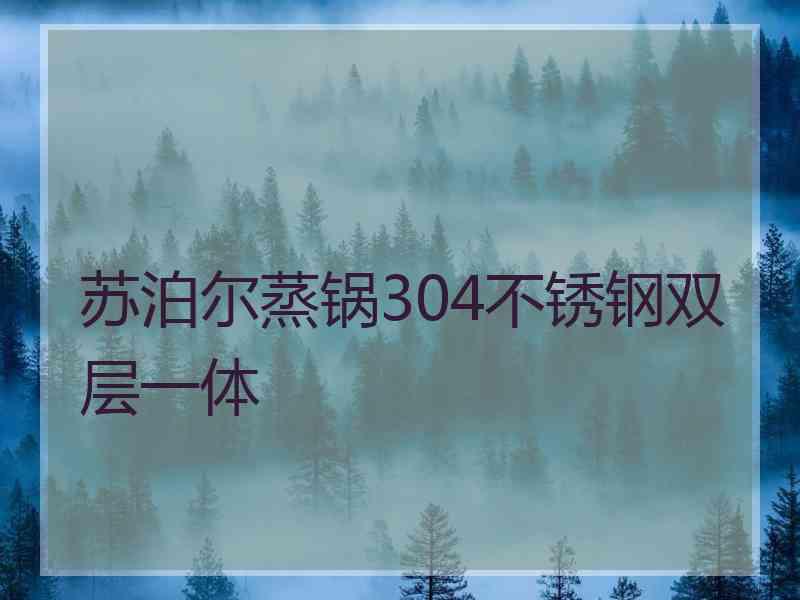 苏泊尔蒸锅304不锈钢双层一体