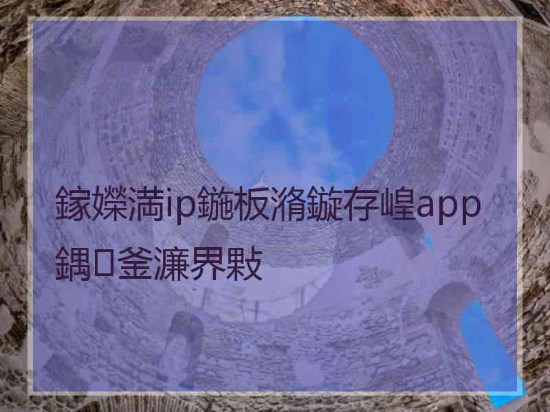 鎵嬫満ip鍦板潃鏇存崲app鍝釜濂界敤