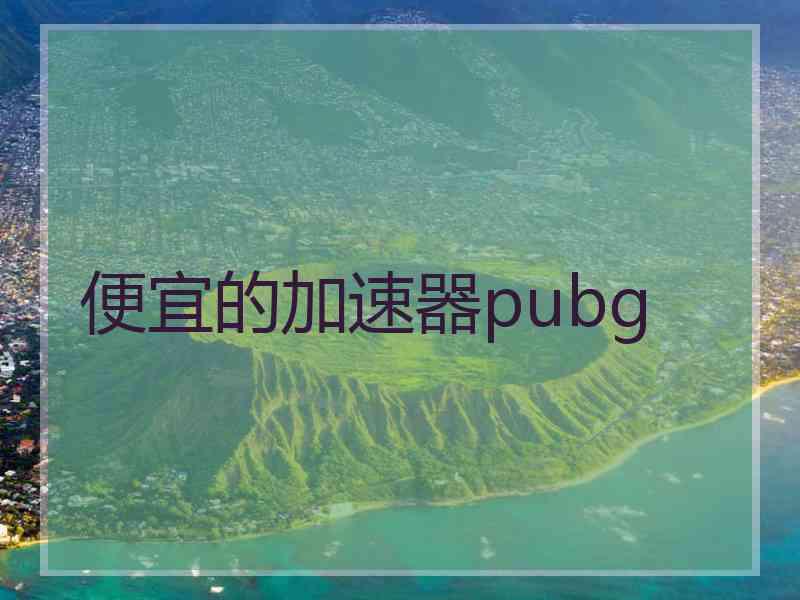 便宜的加速器pubg