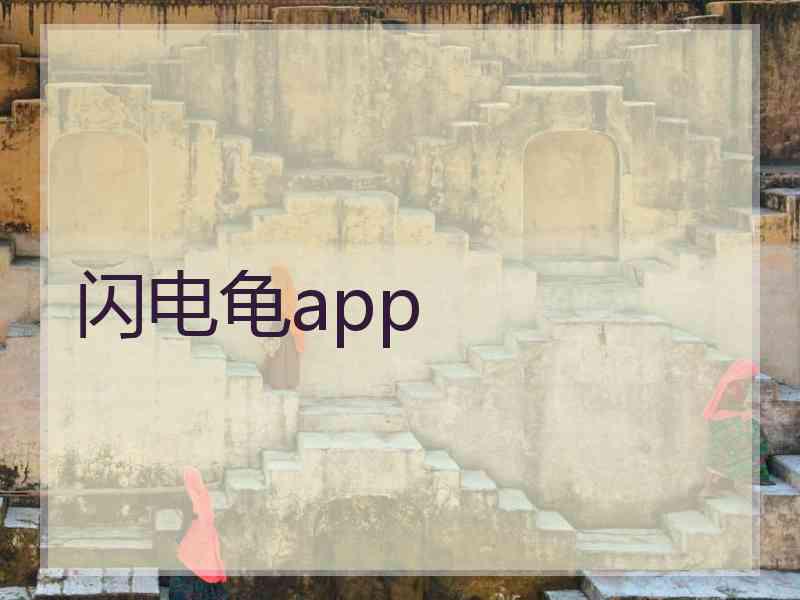 闪电龟app