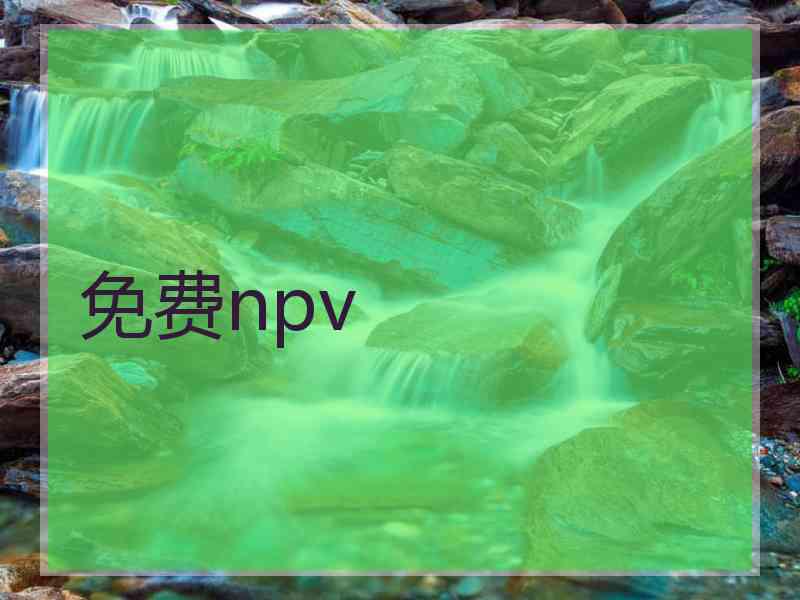 免费npv