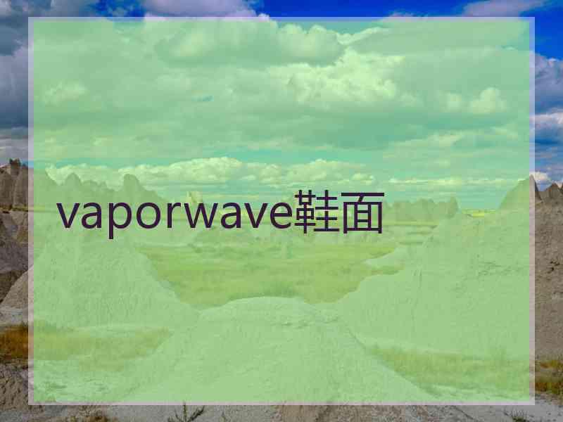 vaporwave鞋面