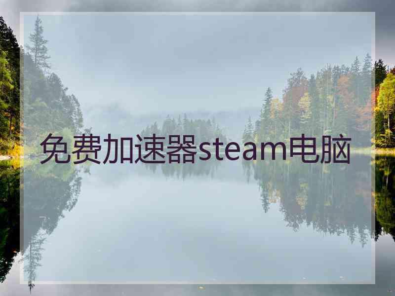 免费加速器steam电脑