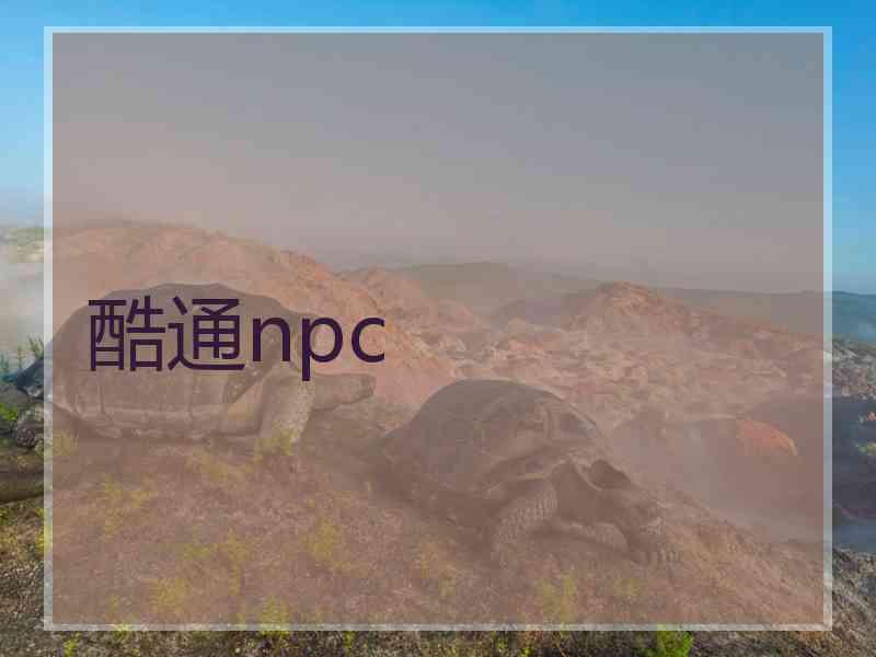 酷通npc