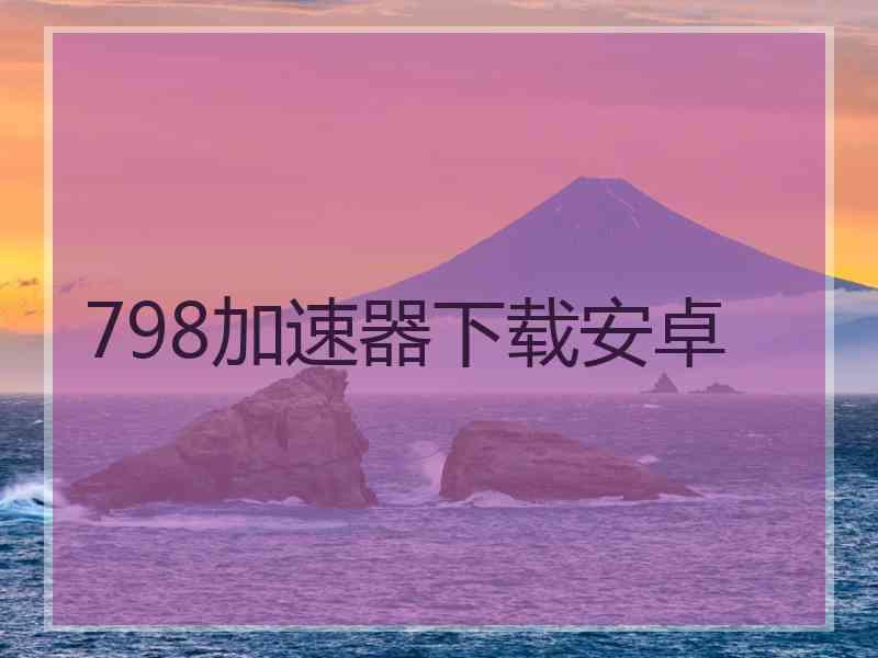 798加速器下载安卓