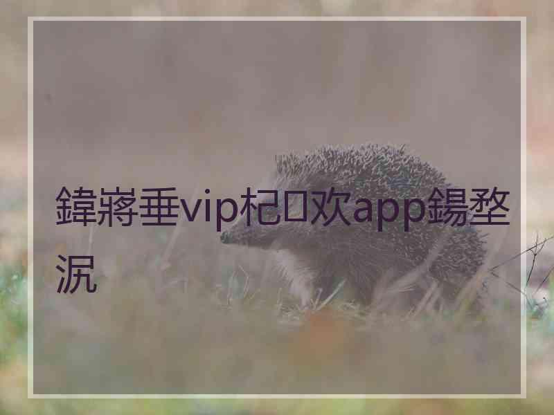 鍏嶈垂vip杞欢app鍚堥泦