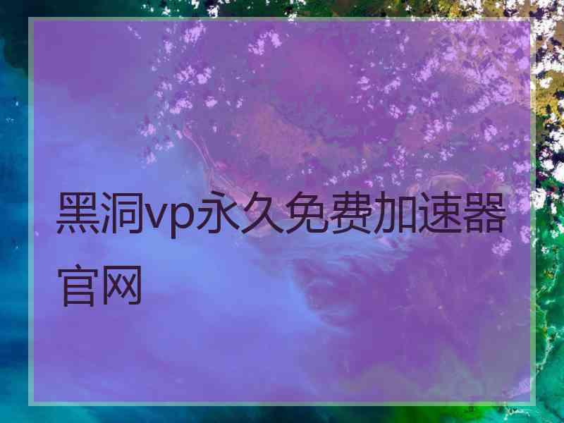 黑洞vp永久免费加速器官网