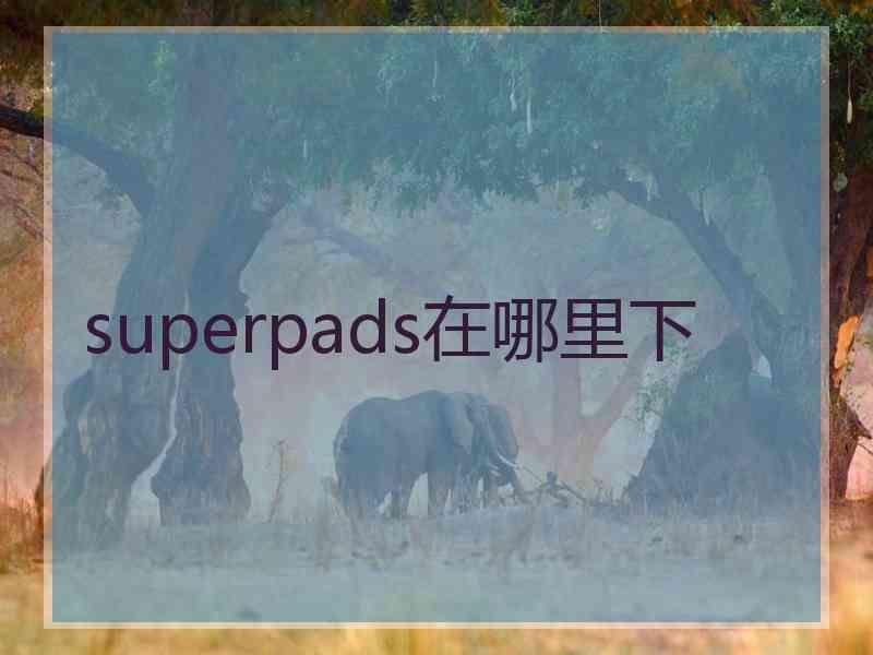 superpads在哪里下