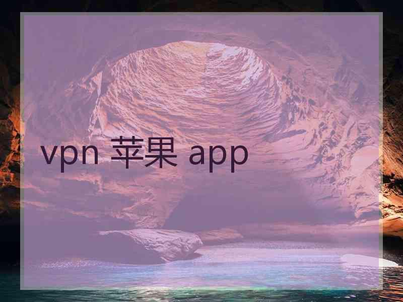 vpn 苹果 app