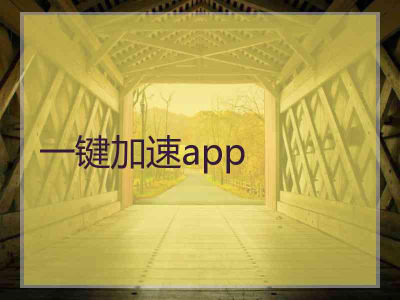 一键加速app