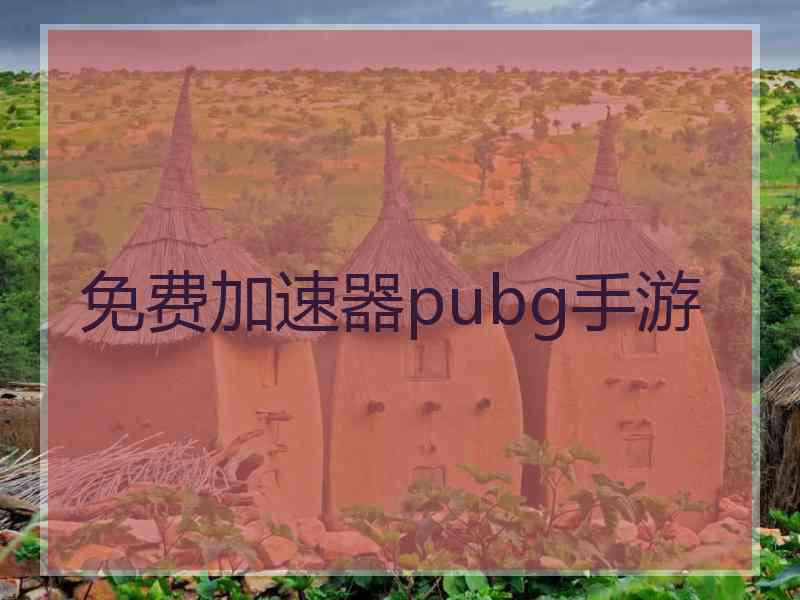 免费加速器pubg手游