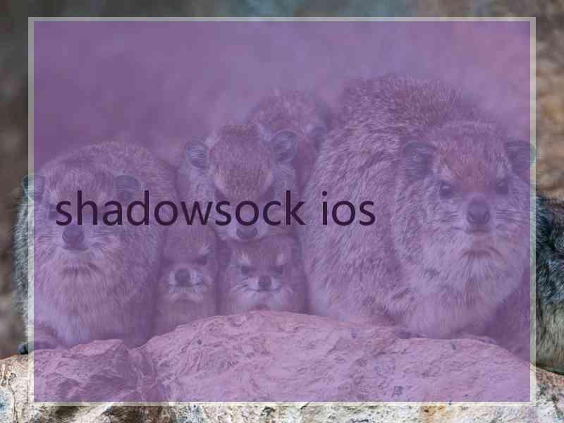 shadowsock ios