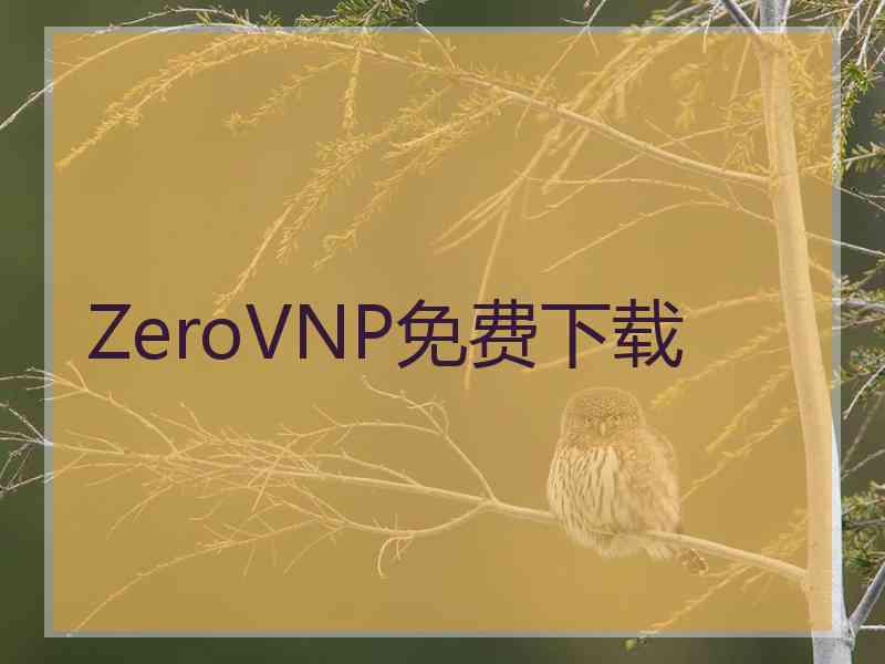 ZeroVNP免费下载