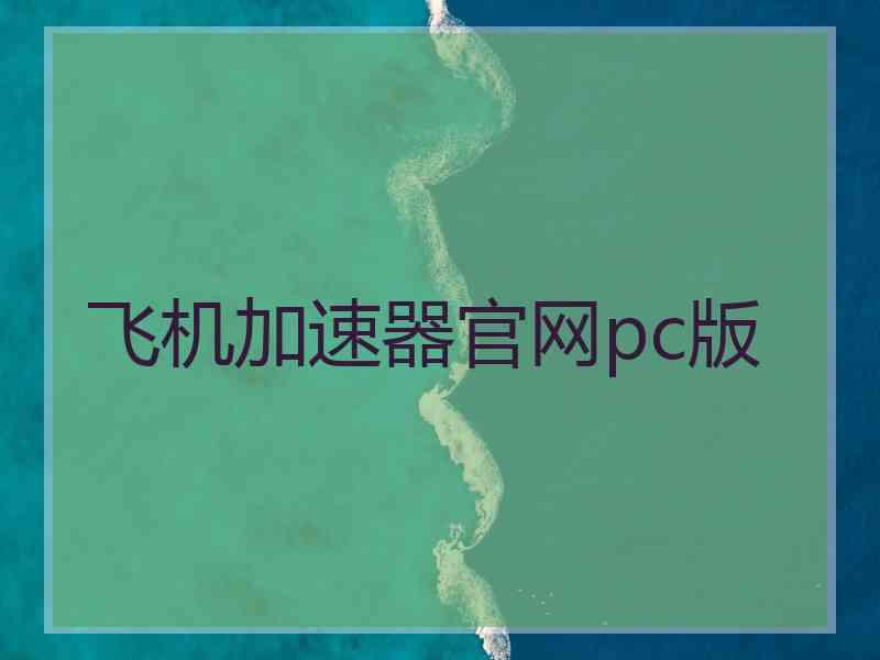 飞机加速器官网pc版