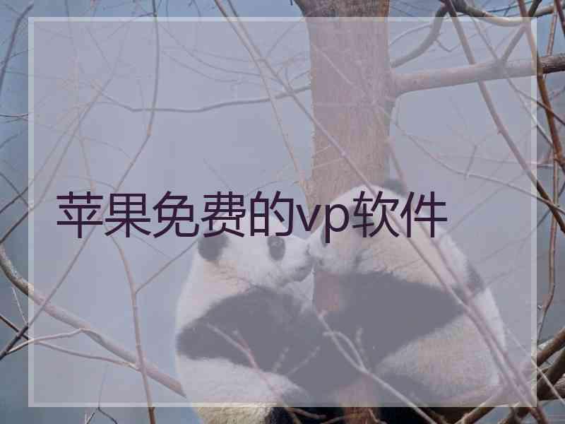 苹果免费的vp软件