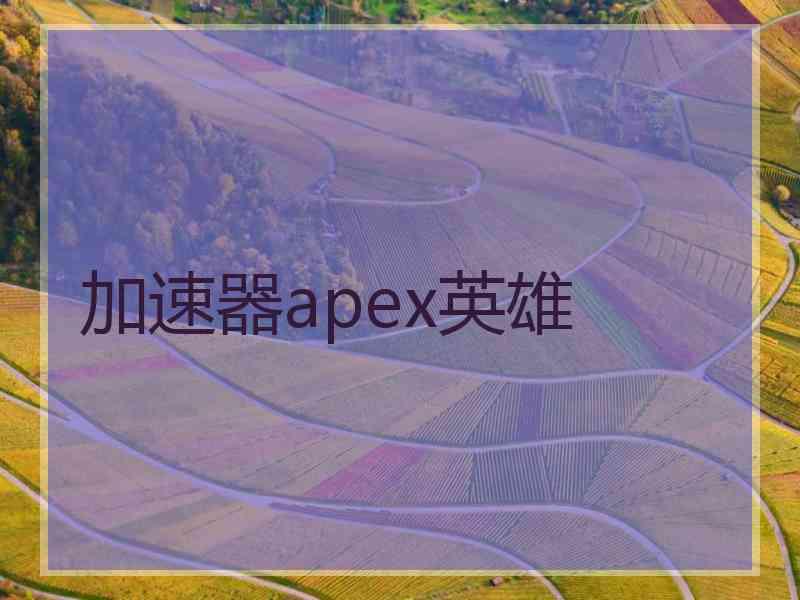 加速器apex英雄