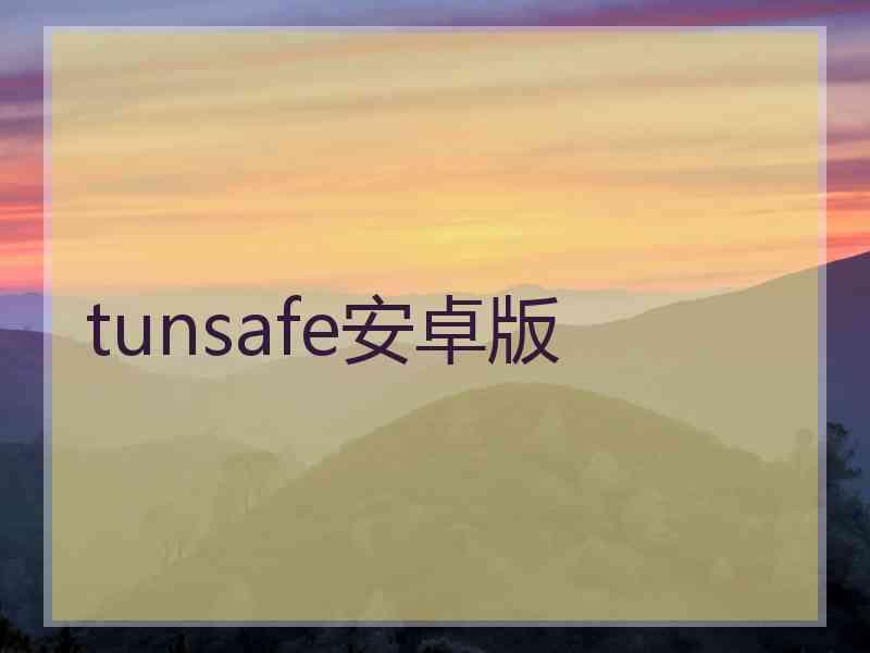 tunsafe安卓版