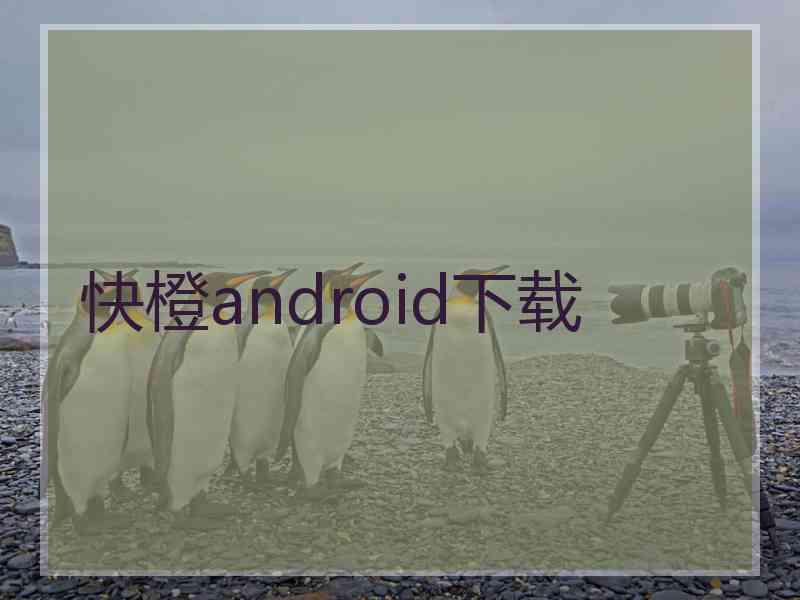 快橙android下载