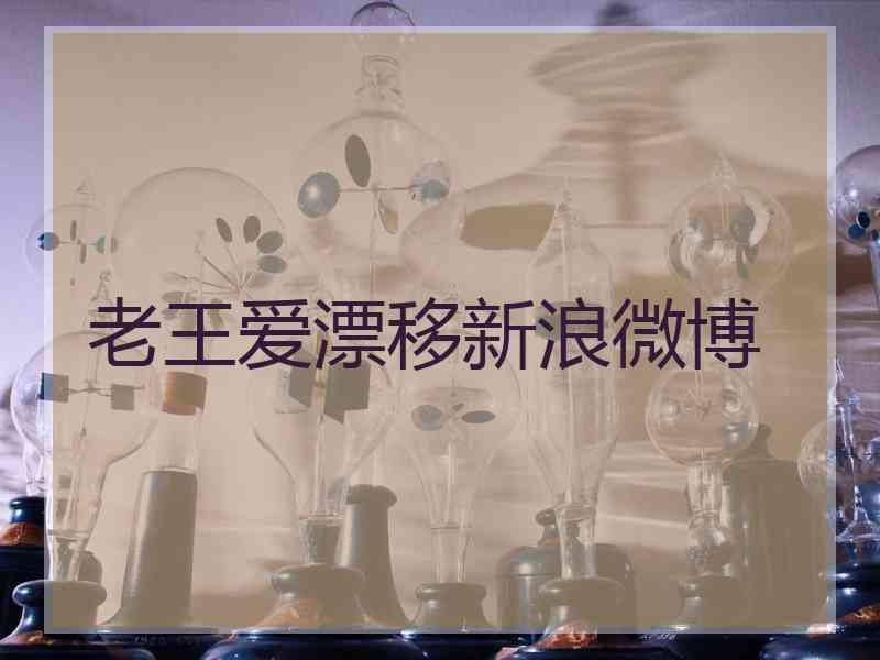 老王爱漂移新浪微博