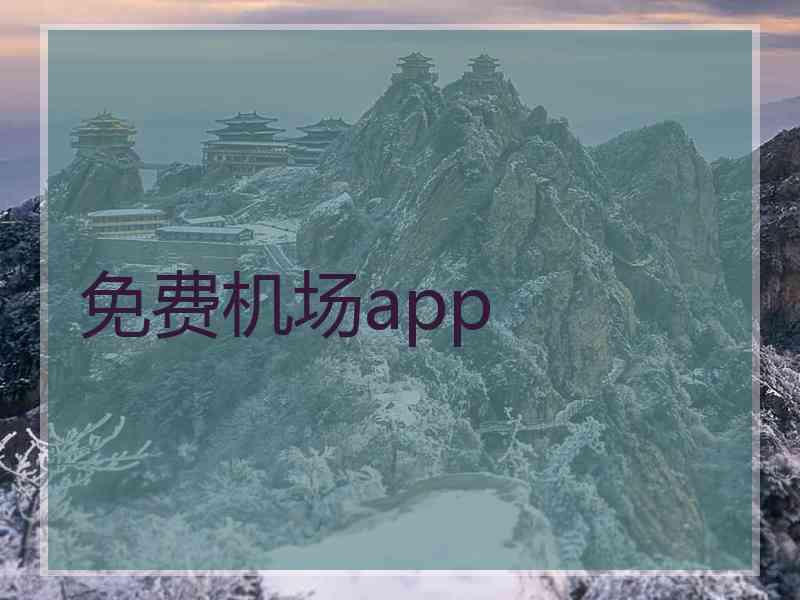 免费机场app