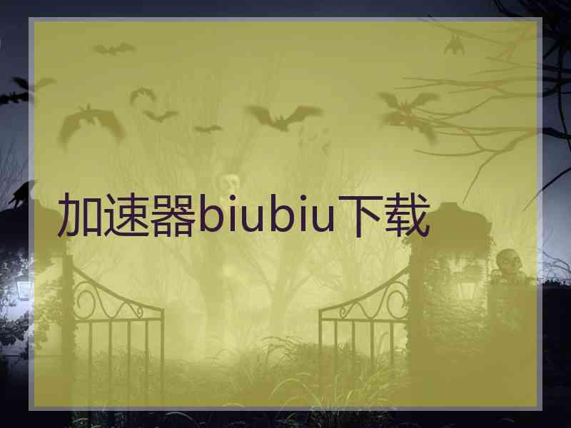 加速器biubiu下载