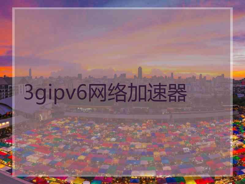 3gipv6网络加速器